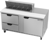 Beverage-Air - 60" Sandwich Prep Table w/ 2 Drawers & 1 Door - SPED60HC-10-2