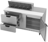 Beverage-Air - 60" Sandwich Prep Table w/ 2 Drawers & 1 Door - SPED60HC-10-2