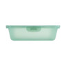 G.E.T - Eco-Takeouts 16.6" x 5" Jade Polypropylene Food Container W/ Hinged Lid (48 Per Case) - EC-28-1-JA