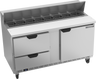 Beverage-Air - 60" Sandwich Prep Table w/ 2 Drawers & 1 Door - SPED60HC-16-2