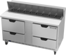 Beverage-Air - 60" Sandwich Prep Table w/ 4 Drawers - SPED60HC-16-4