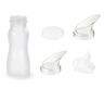 G.E.T - 16 oz Clear Polycarbonate Salad Dressing Kit - SA-16SDB-KIT