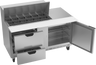 Beverage-Air - 60" Mega Top Sandwich Prep Table w/ 2 Drawers & 1 Door - SPED60HC-18M-2