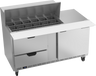 Beverage-Air - 60" Mega Top Sandwich Prep Table w/ 2 Drawers & 1 Door - SPED60HC-18M-2