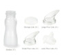 G.E.T - 16 oz Clear Polycarbonate Salad Dressing Kit (30 Piece Set) - SDB-16-PC-6-CL