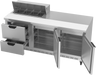 Beverage-Air - 72" Sandwich Prep Table w/ 2 Drawers & 2 Doors - SPED72HC-08-2