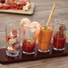 G.E.T - Revo 5 oz SAN Plastic Stackable Taster Glass (24 Per Case) - S-5-CL