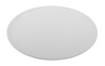 G.E.T - Madison Avenue 14" American White Round Melamine Display Tray W/ Screw Hole (12 Per Case) - ML-1401-AW