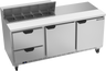 Beverage-Air - 72" Sandwich Prep Table w/ 2 Drawers & 2 Doors - SPED72HC-10-2