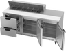 Beverage-Air - 72" Sandwich Prep Table w/ 2 Drawers & 2 Doors - SPED72HC-12-2