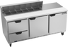 Beverage-Air - 72" Sandwich Prep Table w/ 2 Drawers & 2 Doors - SPED72HC-12-2