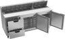 Beverage-Air - 72" Sandwich Prep Table w/ 2 Drawers & 2 Doors - SPED72HC-18-2