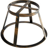 G.E.T - Madison Avenue 5.75" x 9" x 6" Antique Brass Round Metal Stand / Pedestal for SB-1300 & SB-1212 - MTS-R6-AB