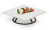 G.E.T - Madison Avenue 12" Granite White Square Melamine Display Board (6 Per Case) - SB-1212-GW