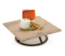 G.E.T - Madison Avenue 12" Oak Wood Square Melamine Display Board (6 Per Case) - SB-1212-OW