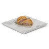 G.E.T - Madison Avenue 12" White Birch Wood Square Melamine Display Board (6 Per Case) - SB-1212-WBW
