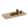 G.E.T - Madison Avenue 14.5" x 6" Oak Wood Rectangular Melamine Display Board (6 Per Case) - SB-1460-OW