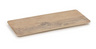 G.E.T - Madison Avenue 14.5" x 6" Oak Wood Rectangular Melamine Display Board (6 Per Case) - SB-1460-OW