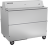 Beverage-Air - 49" Stainless Steel Forced Air Dual Access Milk Cooler - STF49HC-1-S