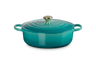 Le Creuset - Bleu Riviera 6.2 L  Shallow Round French Oven