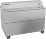 Beverage-Air - 58" Stainless Steel Forced Air Dual Access Milk Cooler - STF58HC-1-S
