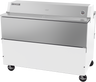 Beverage-Air - 58" White Forced Air Dual Access Milk Cooler - STF58HC-1-W