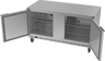 Beverage-Air - 60" Mobile Undercounter Freezer w/ 2 Solid Swing Doors - UCF60AHC