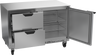 Beverage-Air - 48" Mobile Undercounter Freezer w/ 2 Drawers & 1 Door - UCFD48AHC-2