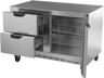 Beverage-Air - 48" Mobile Undercounter Freezer w/ 2 Drawers & 1 Door - UCFD48AHC-2