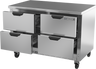 Beverage-Air - 48" Mobile Undercounter Freezer w/ 4 Drawers - UCFD48AHC-4