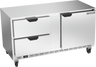 Beverage-Air - 60" Mobile Undercounter Freezer w/ 2 Drawers & 1 Door - UCFD60AHC-2