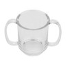 G.E.T - Healthcare 8 oz Clear Two Handle Mug (24 Per Case) - SN-103-CL