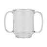 G.E.T - Healthcare 8 oz Clear Two Handle Mug (24 Per Case) - SN-103-CL