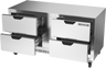 Beverage-Air - 60" Mobile Undercounter Freezer w/ 4 Drawers - UCFD60AHC-4