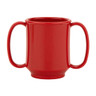 G.E.T - Healthcare 8 oz Red Sensation Two Handle Mug (24 Per Case) - SN-103-RSP