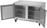 Beverage-Air - 48" Mobile Undercounter Refrigerator/Freezer w/ 2 Solid Swing Doors - UCFR48AHC
