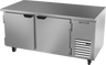 Beverage-Air - 67" Mobile Undercounter Refrigerator w/ 2 Solid Swing Doors - UCR67AHC