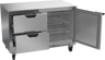 Beverage-Air - 48" Mobile Undercounter Refrigerator w/ 1 Solid Swing Door & 2 Drawers - UCRD48AHC-2