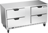 Beverage-Air - 60" Mobile Undercounter Refrigerator w/ 4 Drawers - UCRD60AHC-4