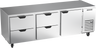 Beverage-Air - 93" Mobile Undercounter Refrigerator w/ 1 Solid Swing Door & 4 Drawers - UCRD93AHC-4