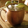 G.E.T - Metal Barware 16 oz Copper-Plated Mug W/ Hammered Finish (6 Per Case) - CPRMUG-02