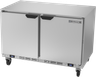 Beverage-Air - 48" Mobile Undercounter Refrigerator/Freezer w/ 2 Solid Swing Doors - UCRF48AHC