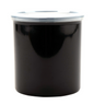 G.E.T - 38.4 oz Black SAN Plastic Round Crock W/ Lid (12 Per Case) - CR-0120-BK