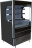 Beverage-Air - 35" VueMax Black Open Air Merchandiser - VMHC-7-1-B