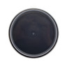 G.E.T - 86.4 oz Black SAN Plastic Round Crock W/ Lid (12 Per Case) - CR-0270-BK