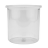 G.E.T - 86.4 oz Clear SAN Plastic Round Crock W/ Lid (12 Per Case) - CR-0270-CL