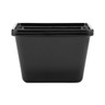 G.E.T - 28 oz Black Melamine Square Crock (12 Per Case) - ML-148-BK