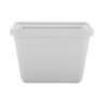G.E.T - 28 oz White Melamine Square Crock (12 Per Case) - ML-148-W