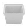 G.E.T - 28 oz White Melamine Square Crock (12 Per Case) - ML-148-W