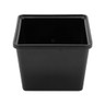 G.E.T - 64 oz Black Melamine Square Crock (6 Per Case) - ML-149-BK